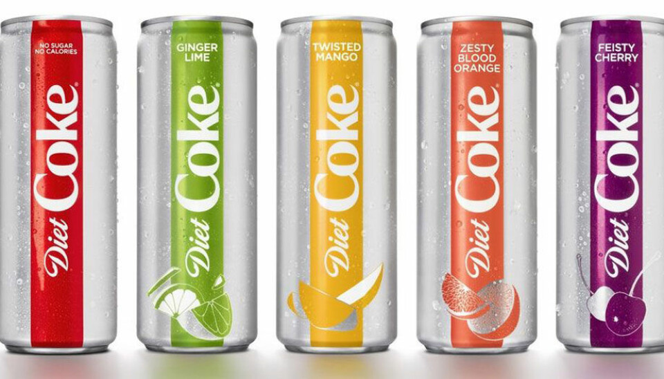 Coca cola light lanserar fyra nya smaker