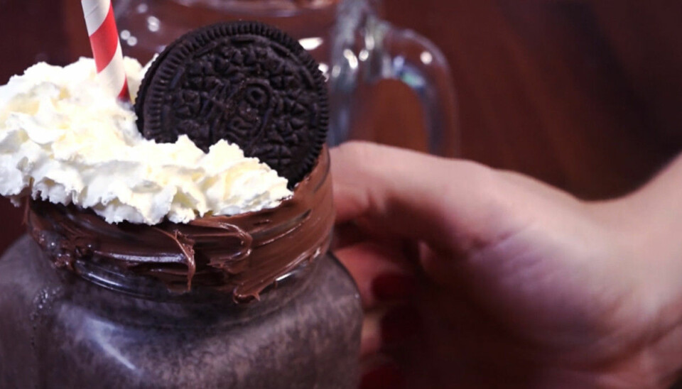 Gör din egen american oreo milkshake — bara tre ingredienser