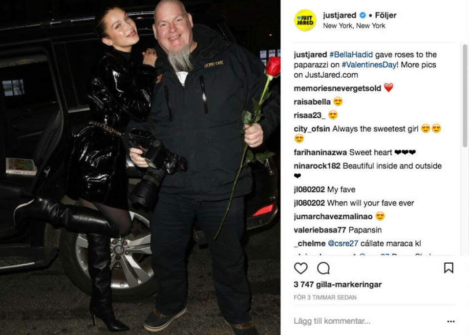 Så firade kändisarna alla hjärtans dag