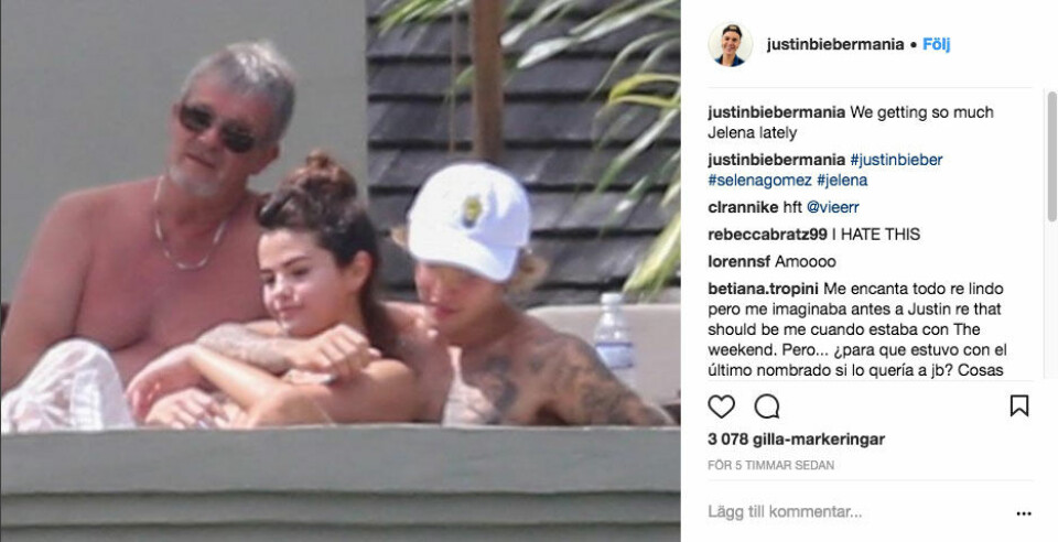 Här går Justin Bieber och Selena Gomez på bröllop tillsammans