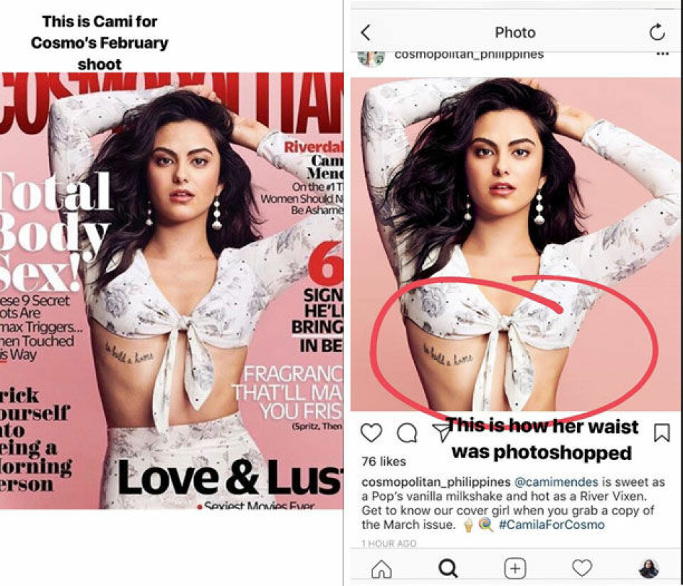 Riverdale-stjärnorna photoshoppades – se Lili Reinharts arga svar