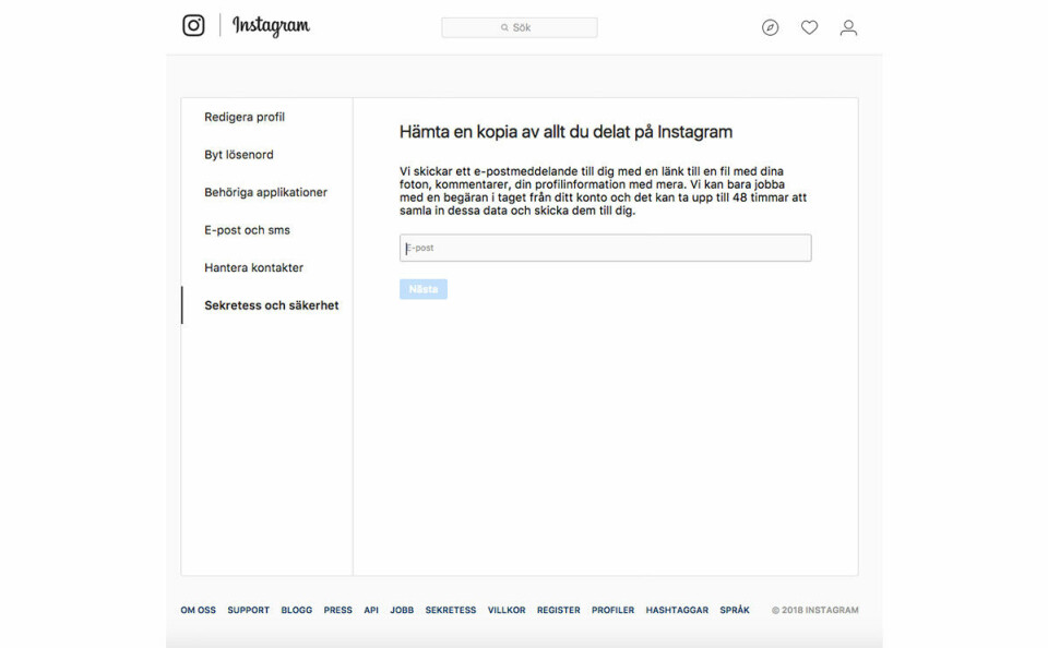 Nu kan du spara ner dina bilder från Instagram – så gör du