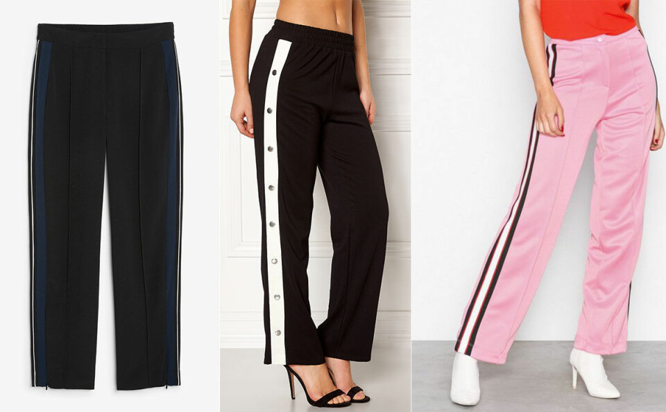 Nio trendiga och sköna track pants att bära i vår