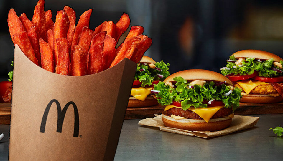 Nu kan du beställa sötpotatispommes på McDonald's