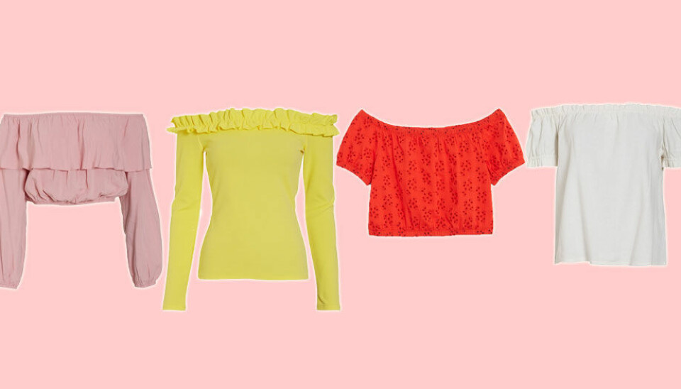 12 fina off shoulder-toppar att bära i sommar