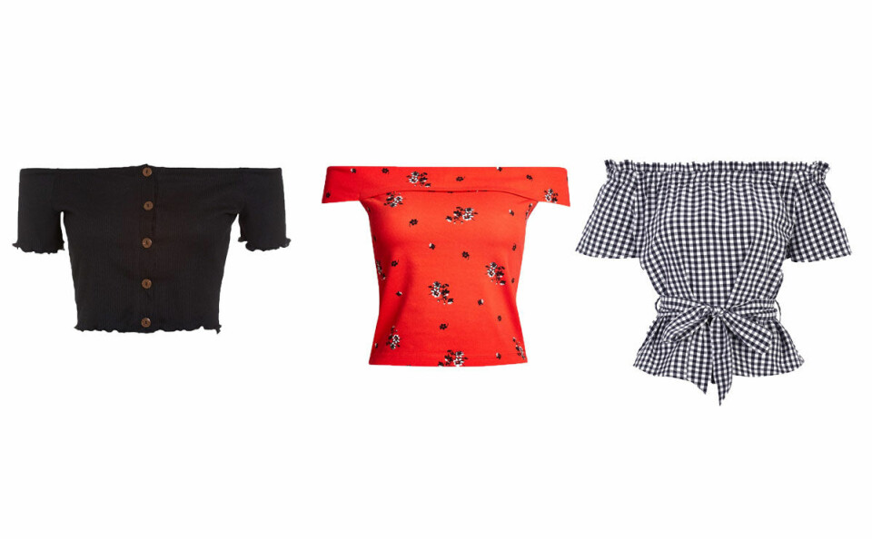 12 fina off shoulder-toppar att bära i sommar