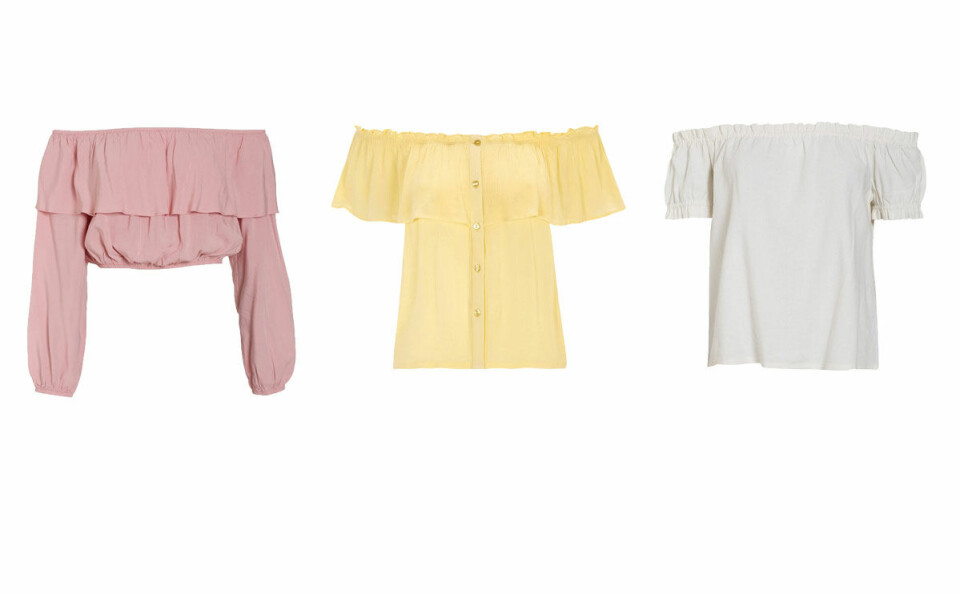 12 fina off shoulder-toppar att bära i sommar