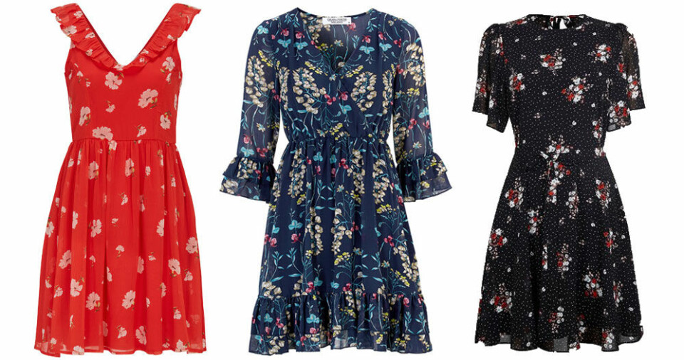 15 blommiga klänningar att bära i sommar