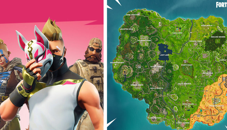 Fortnite map: Bästa ställena att landa på för att hitta kistor