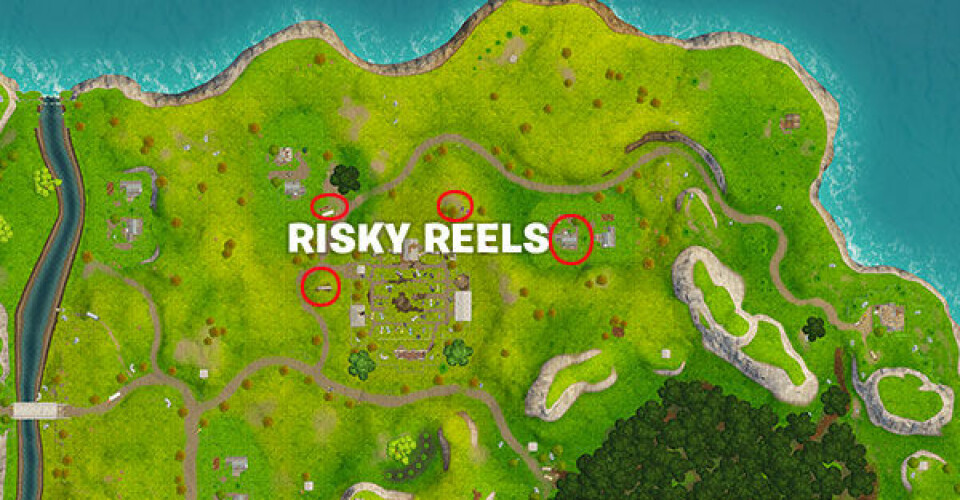 Fortnite map: Bästa ställena att landa på för att hitta kistor