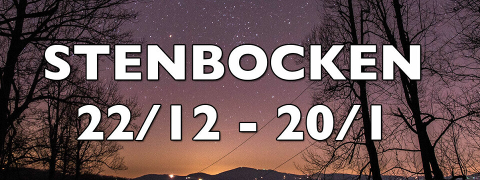 Hösthoroskop för Stenbocken 2018. Hösthoroskop för Stenbocken 2018.