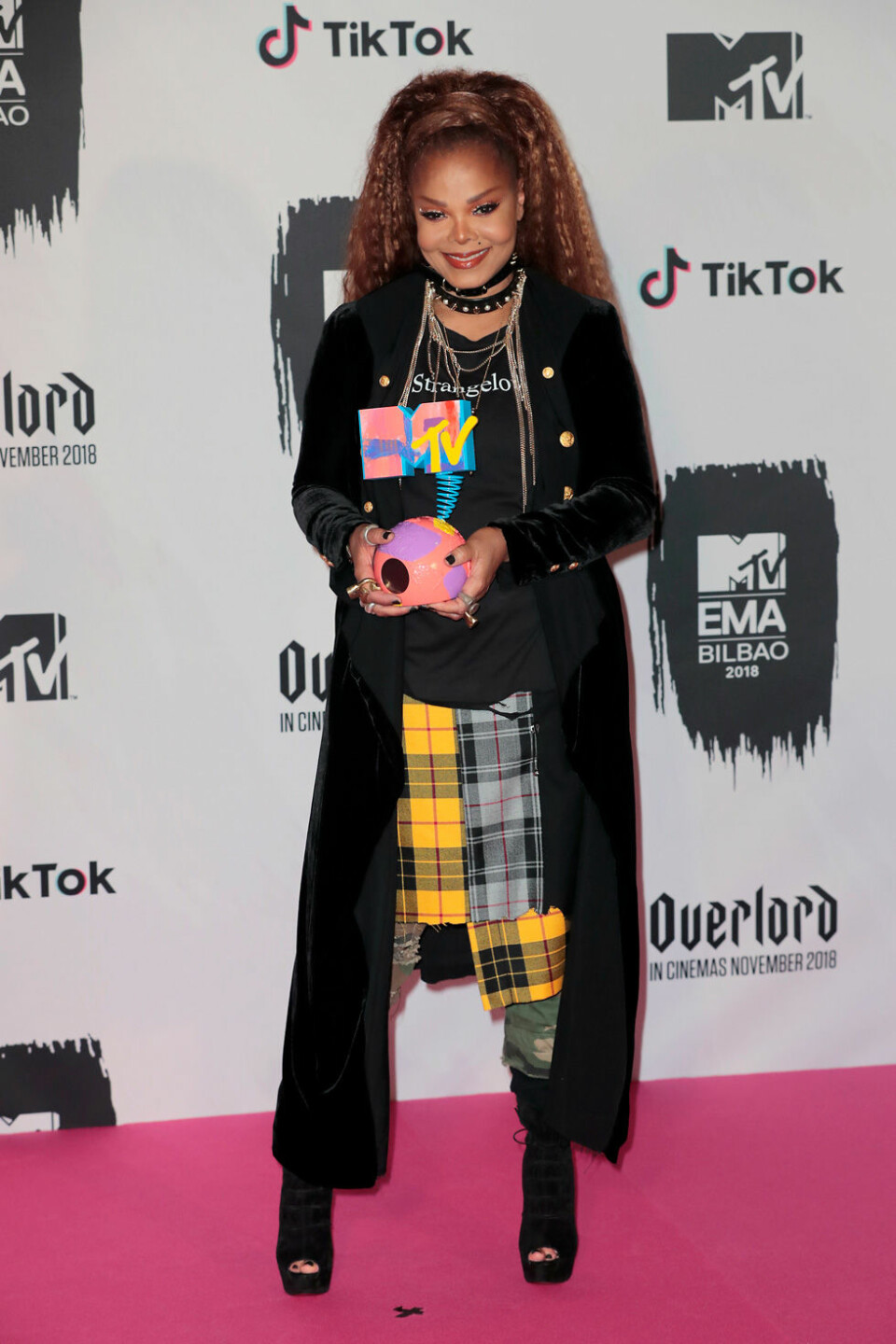 Janet Jackson prisades i kategorin ”global ikon” under MTV Europe Music Awards 2018. Foto: IBL Janet Jackson prisades i kategorin ”global ikon” under MTV Europe Music Awards 2018. Foto: IBL
