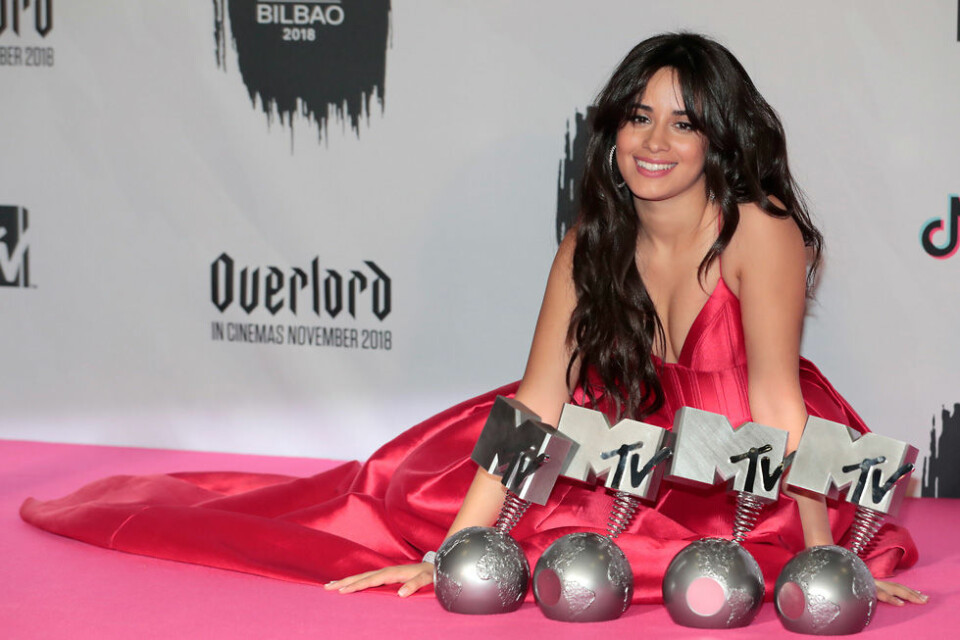 Camila Cabello var den som vann flest priser under årets MTV Europe Music Awards. Foto: IBL Camila Cabello var den som vann flest priser under årets MTV Europe Music Awards. Foto: IBL