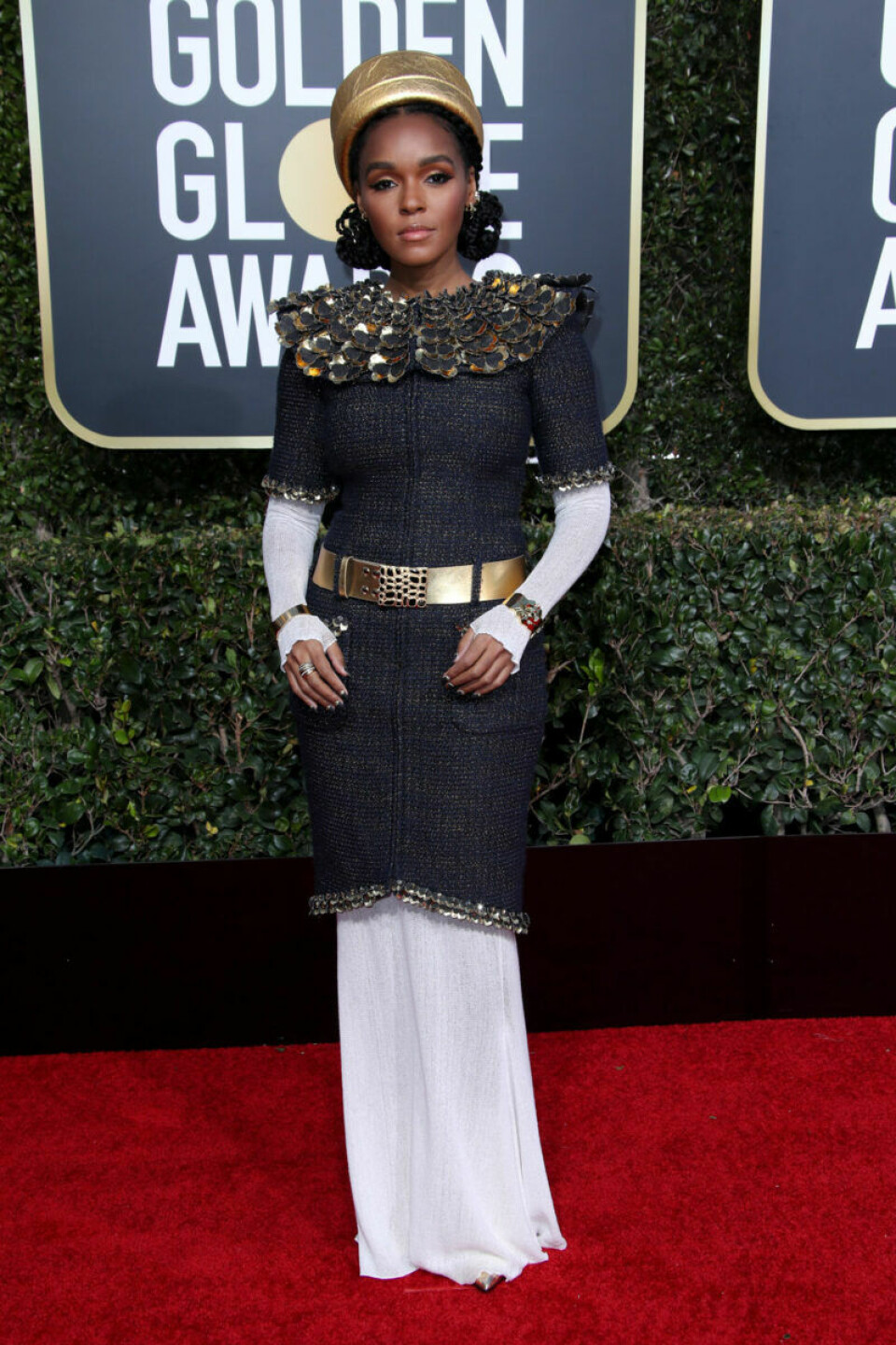 Artisten Janelle Monae klädd i Chanel. Artisten Janelle Monae klädd i Chanel.