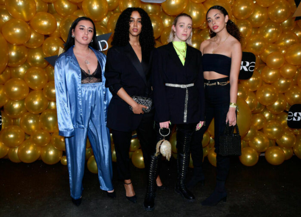 Mikaela Höök, Salem Indrias, Chanelle Törnqvist och Hajan Jabar. Mikaela Höök, Salem Indrias, Chanelle Törnqvist och Hajan Jabar.
