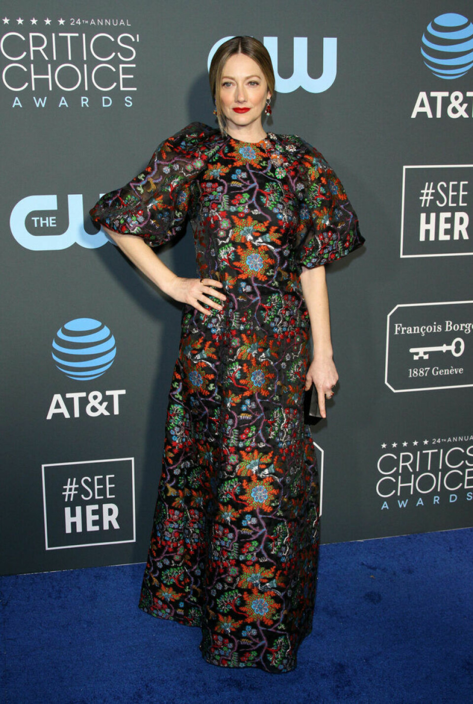 Judy Greer på blå mattan. Judy Greer på blå mattan.