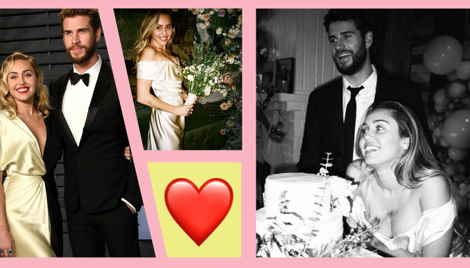 Se nya bilderna från Miley Cyrus och Liam Hemsworths bröllop