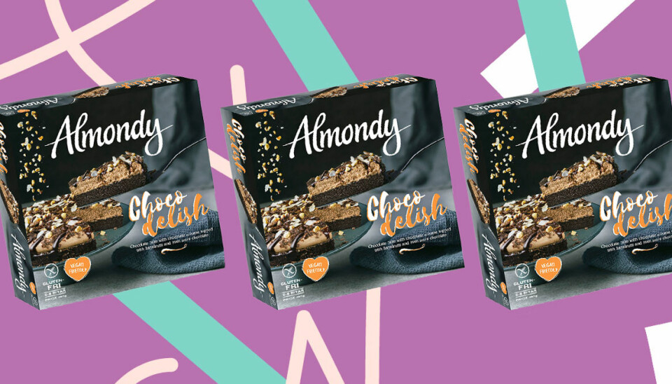 Mums! Nu kommer Almondy med en helt vegansk chokladkaka