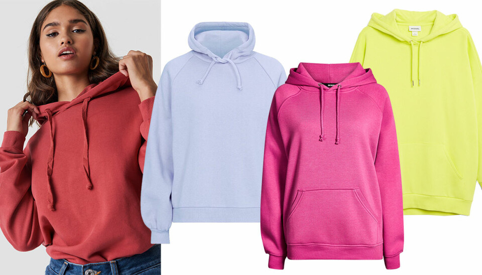 Våga färg! 10 trendiga hoodies som lyfter din outfit
