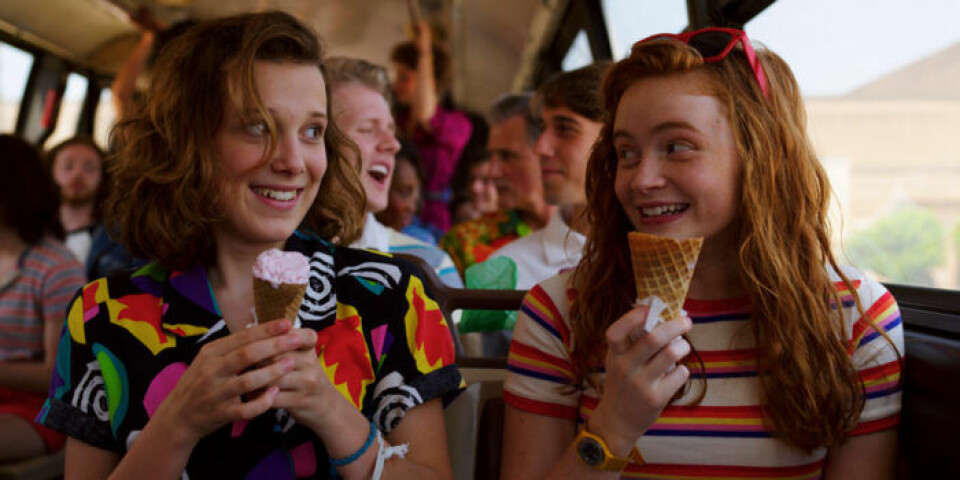 Eleven och Max hittar varandra i säsong 3 av Stranger Things. Foto: Netflix Eleven och Max hittar varandra i säsong 3 av Stranger Things. Foto: Netflix