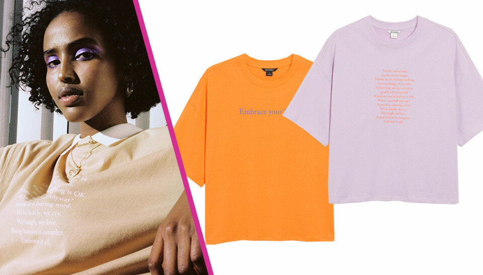 Monki vill få oss att prata mer om hur vi mår – släpper t-shirt med tryck