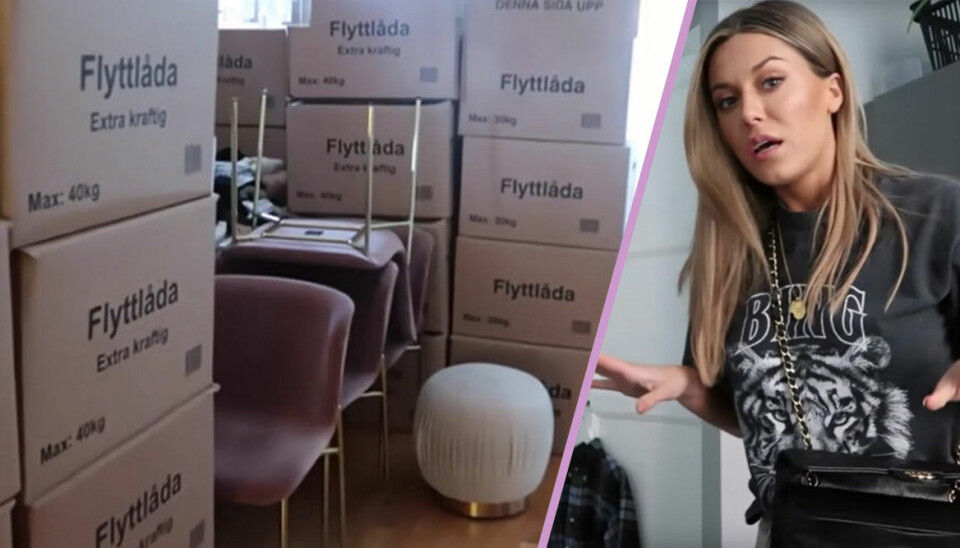 Bianca Ingrossos flyttkaos till den nya lägenheten: 'Åh herregud'