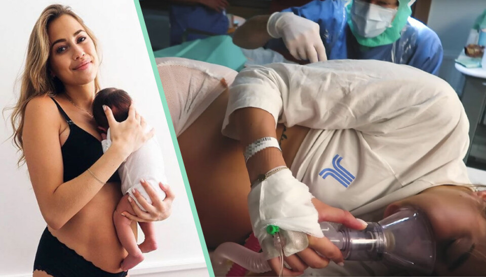 Se Kenzas förlossningsvideo: 'Det gör så jävla ont'