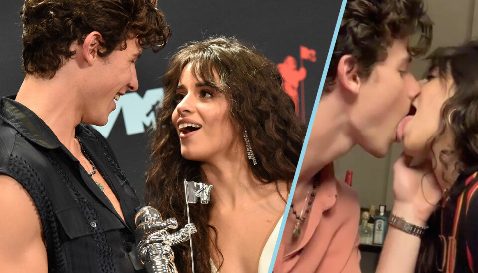 Se videon! Shawn Mendes och Camila Cabello visar fansen hur de hånglar
