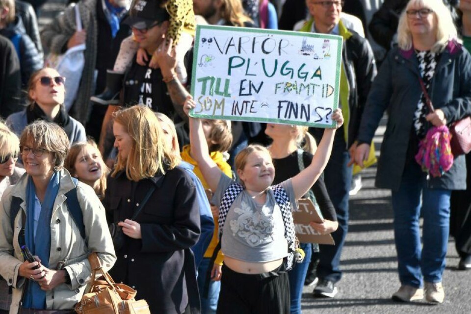Klimatstrejken i Stockholm inleddes klockan 13.00 på Medborgarplatsen, Södermalm. Klimatstrejken i Stockholm inleddes klockan 13.00 på Medborgarplatsen, Södermalm.