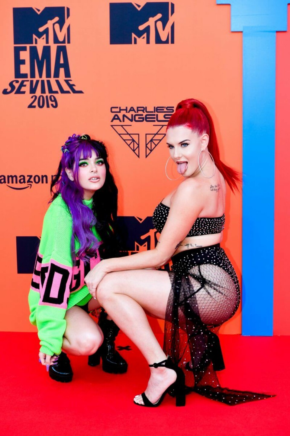 Rosalba Andolfi och Justina Valentine. Rosalba Andolfi och Justina Valentine.