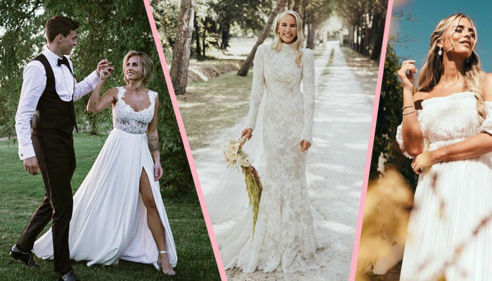 11 fina brudklänningar på kändisar och influencers