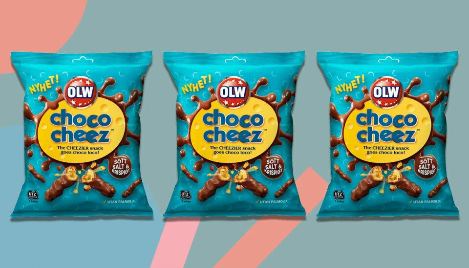 OMG! Chokladdoppade ostbågar har hittat in i snackshyllan