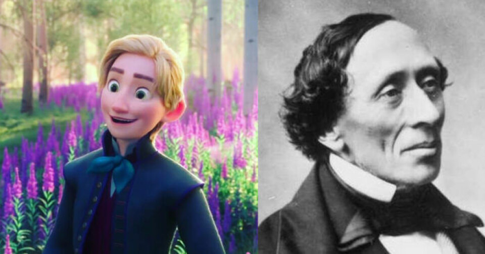 Kung Agnarr och hans nya favoritförfattare HC Andersen. Kung Agnarr och hans nya favoritförfattare HC Andersen.
