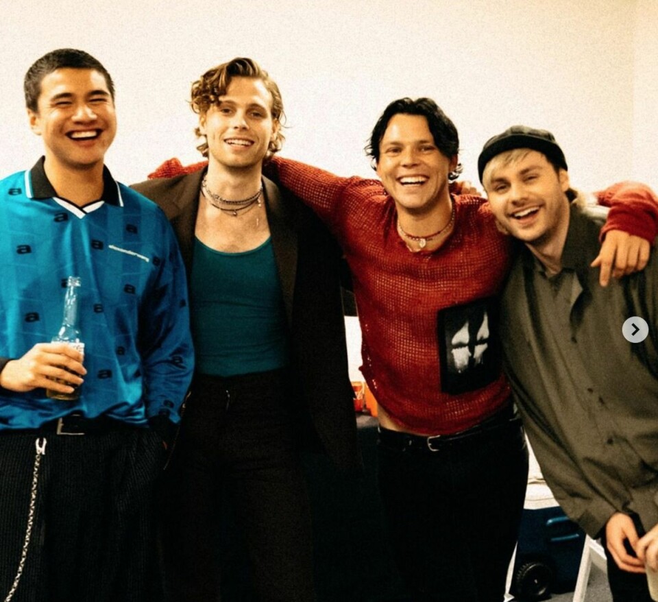 5 Seconds of Summer: Calum Hood, Luke Hemmings, Ashton Irwin och Michael Clifford. 5 Seconds of Summer: Calum Hood, Luke Hemmings, Ashton Irwin och Michael Clifford.