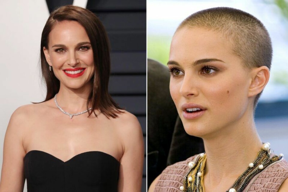 Natalie Portman är lika vacker med som utan hår. Natalie Portman är lika vacker med som utan hår.