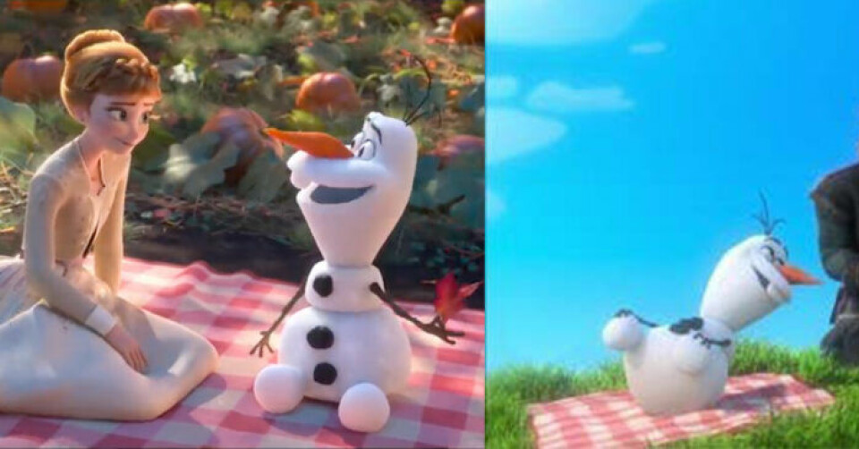 Olof har sparat sin picnicfilt. Olof har sparat sin picnicfilt.