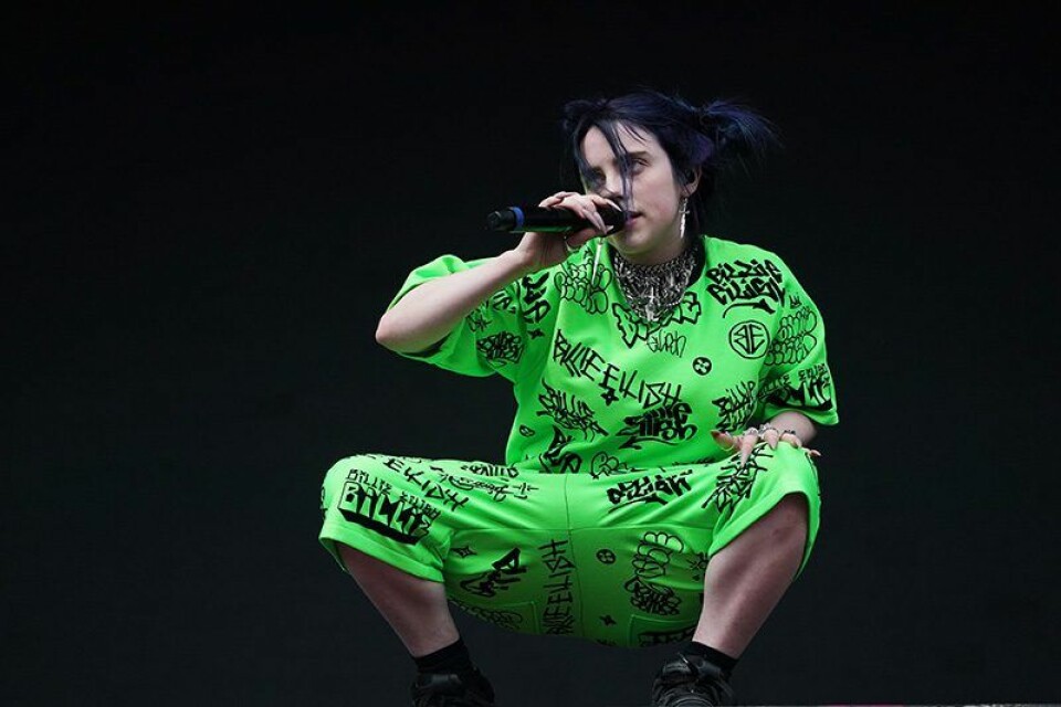 18-åriga Billie Eilish är den mest spelade artisten på Spotify just nu. 18-åriga Billie Eilish är den mest spelade artisten på Spotify just nu.