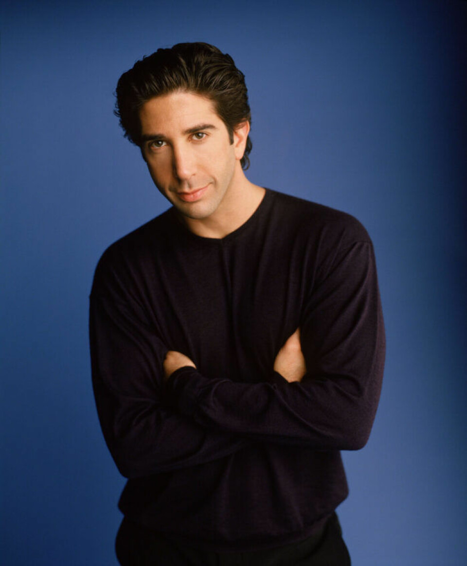 David Schwimmer som Ross i Vänner. David Schwimmer som Ross i Vänner.