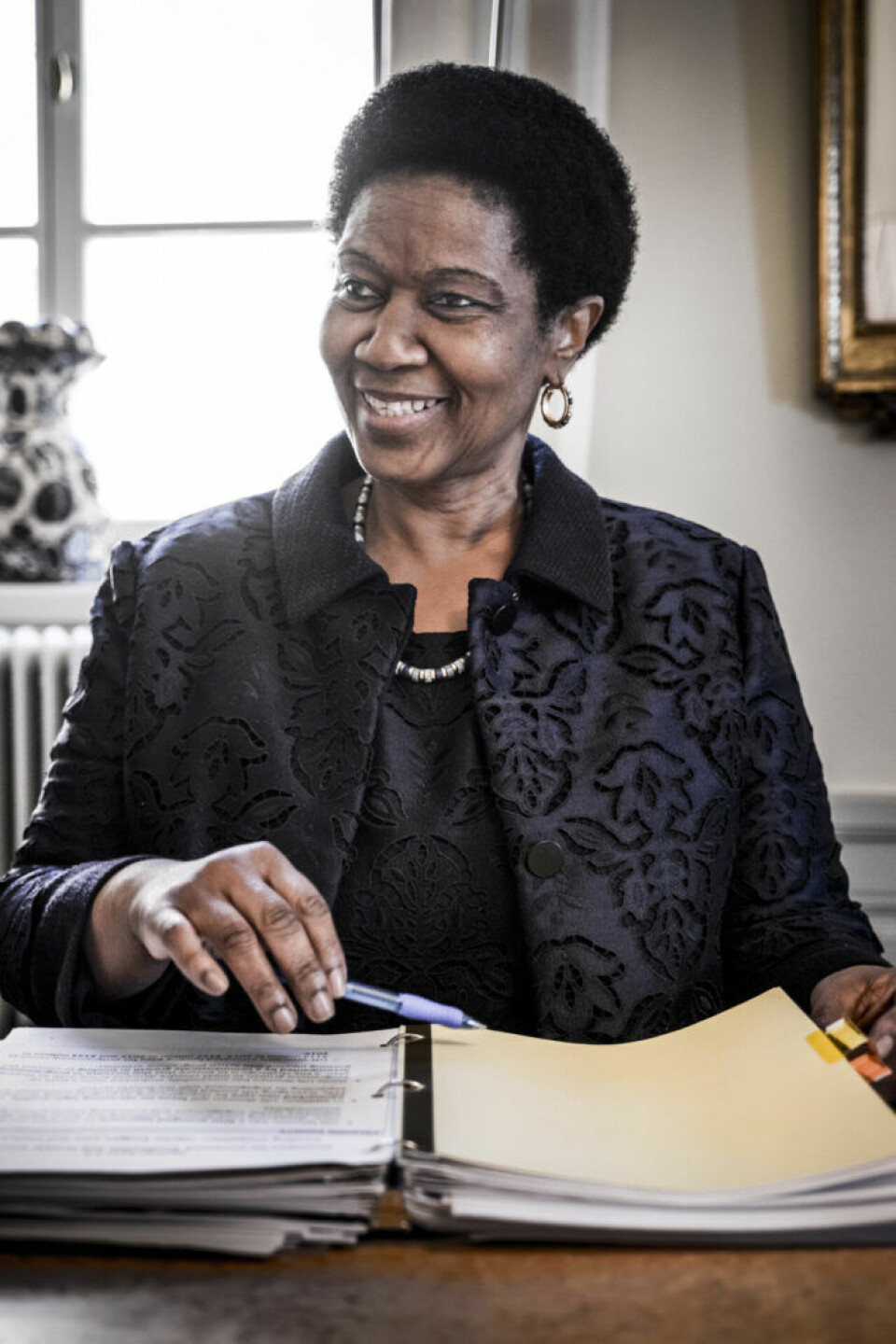 Phumzile Mlambo-Ngcuka är chef för UN Women. Phumzile Mlambo-Ngcuka är chef för UN Women.
