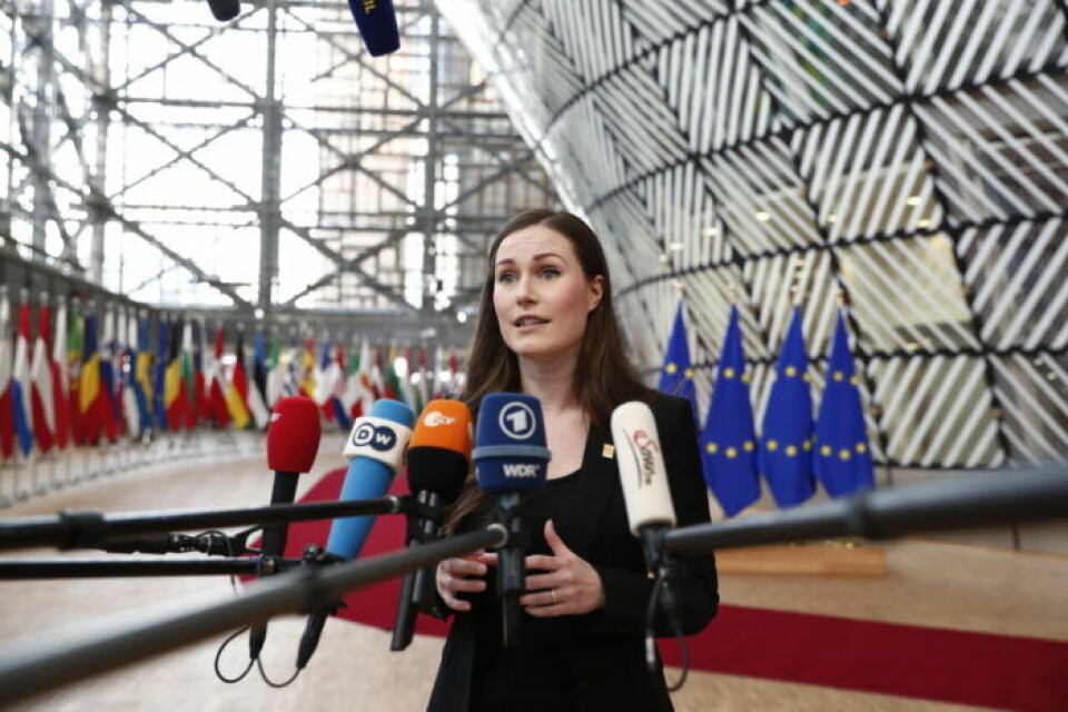 Sanna Marin, Finlands statsminister, blev världens nuvarande yngsta regeringschef år 2019. Sanna Marin, Finlands statsminister, blev världens nuvarande yngsta regeringschef år 2019.
