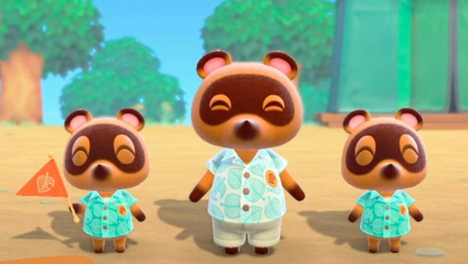 Tvättbjörnen Tom Nook tycker du behöver en semester. Tvättbjörnen Tom Nook tycker du behöver en semester.