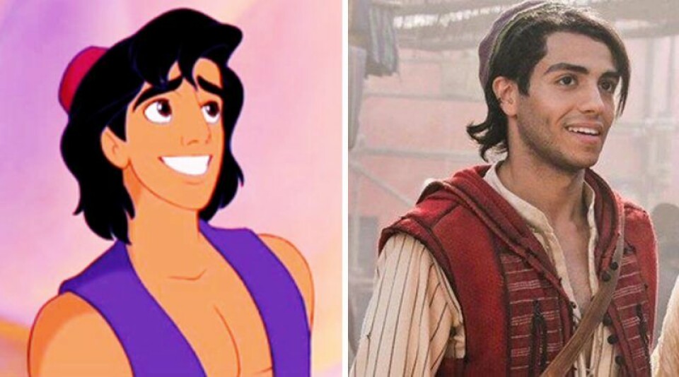 Tecknade Aladdin vs den otecknade. Tecknade Aladdin vs den otecknade.