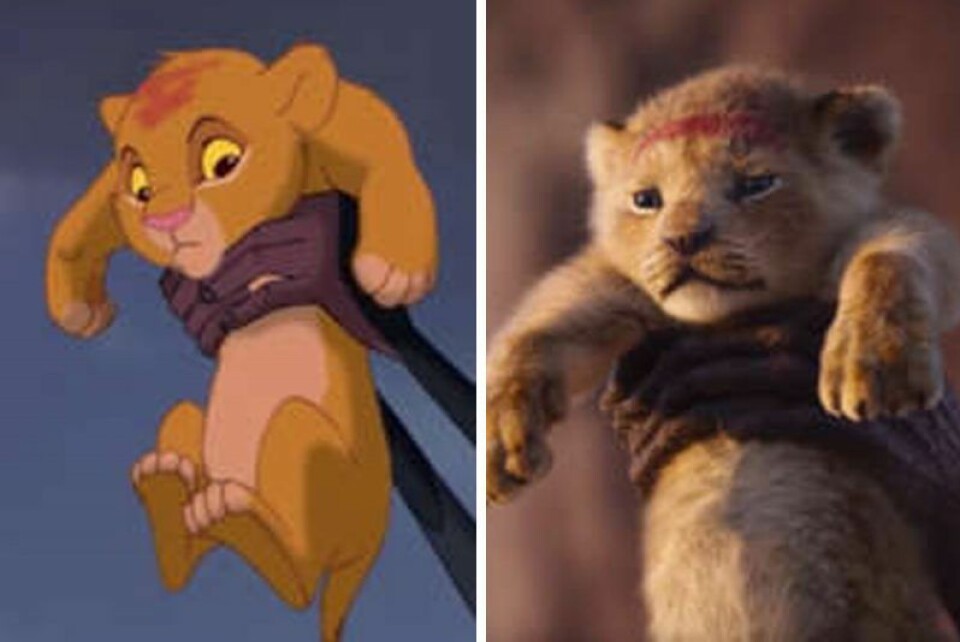 Lilla Simba döps i Lejonkungen. Lilla Simba döps i Lejonkungen.