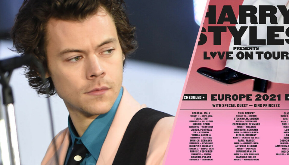 Harry Styles skjuter upp sin Europa-turné