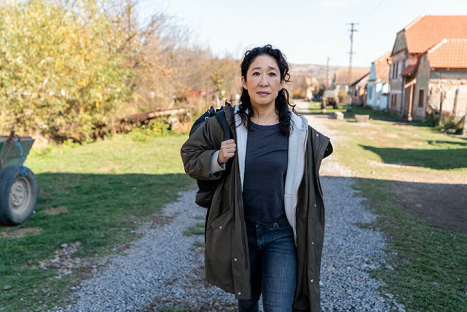 Sandra Oh spelar MI5-agenten Eve i tv-serien Killing Eve på HBO. Sandra Oh spelar MI5-agenten Eve i tv-serien Killing Eve på HBO.