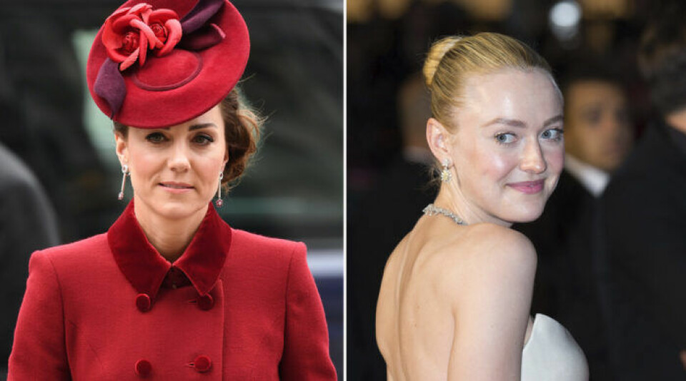 Kate Middleton är avlägsen släkting till Dakota Fanning. Kate Middleton är avlägsen släkting till Dakota Fanning.