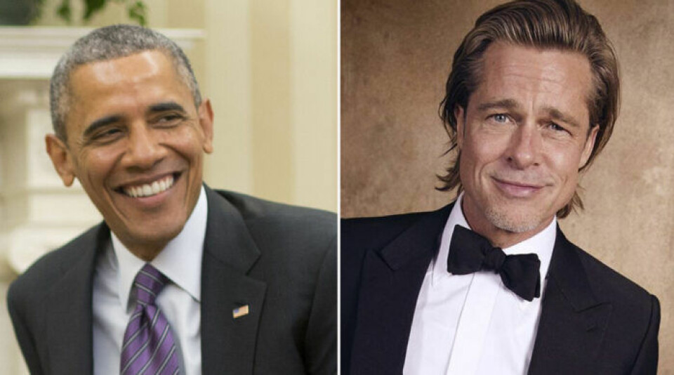 Barack Obama och Brad Pitt lär vara avlägsna kusiner. Barack Obama och Brad Pitt lär vara avlägsna kusiner.