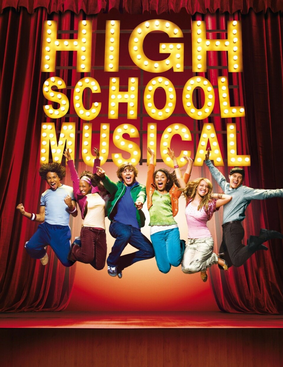 I mitten ser vi Vanessa Hudgens och Zac Efron som Gabriella och Troy. I mitten ser vi Vanessa Hudgens och Zac Efron som Gabriella och Troy.