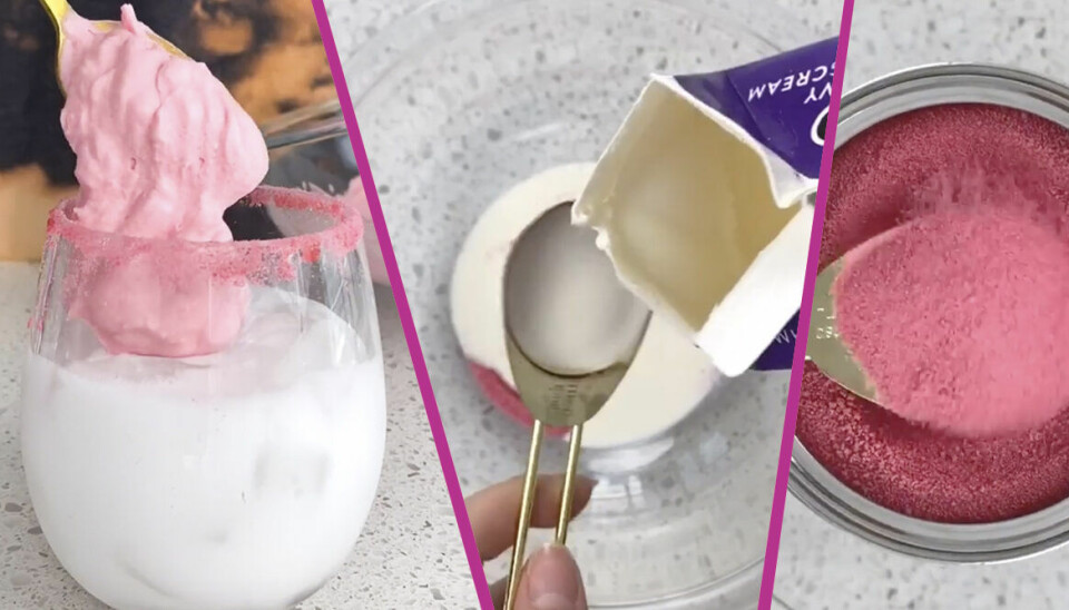 Whipped strawberry milk är den nya rosa trenddrycken