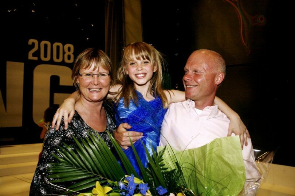 Zara Larsson i Talang 2008. Zara Larsson i Talang 2008.